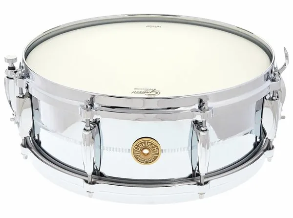 Gretsch Drums 14"x05" Snare Chrome o. Brass framifrån