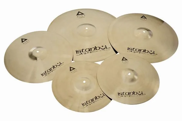 Istanbul Agop Xist Brilliant Cymbal Set Pro framifrån