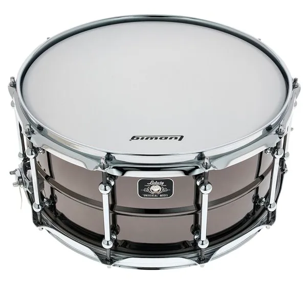 Ludwig 14"x6,5" Universal Brass Chrom detalj 2