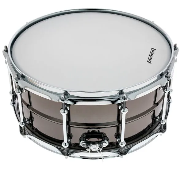 Ludwig 14"x6,5" Universal Brass Chrom detalj 4