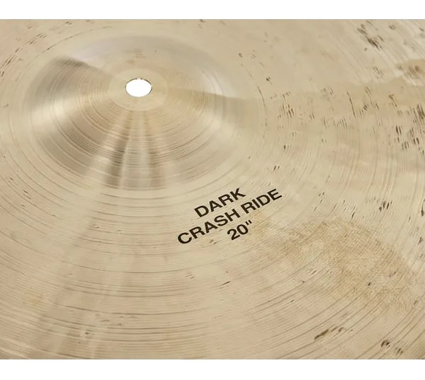 Paiste 20" Masters Dark Crash Ride detalj 5