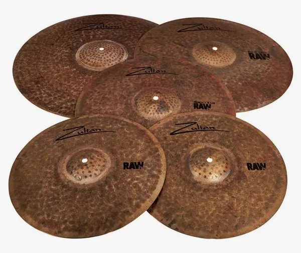 Zultan Raw Profi Cymbal Set framifrån